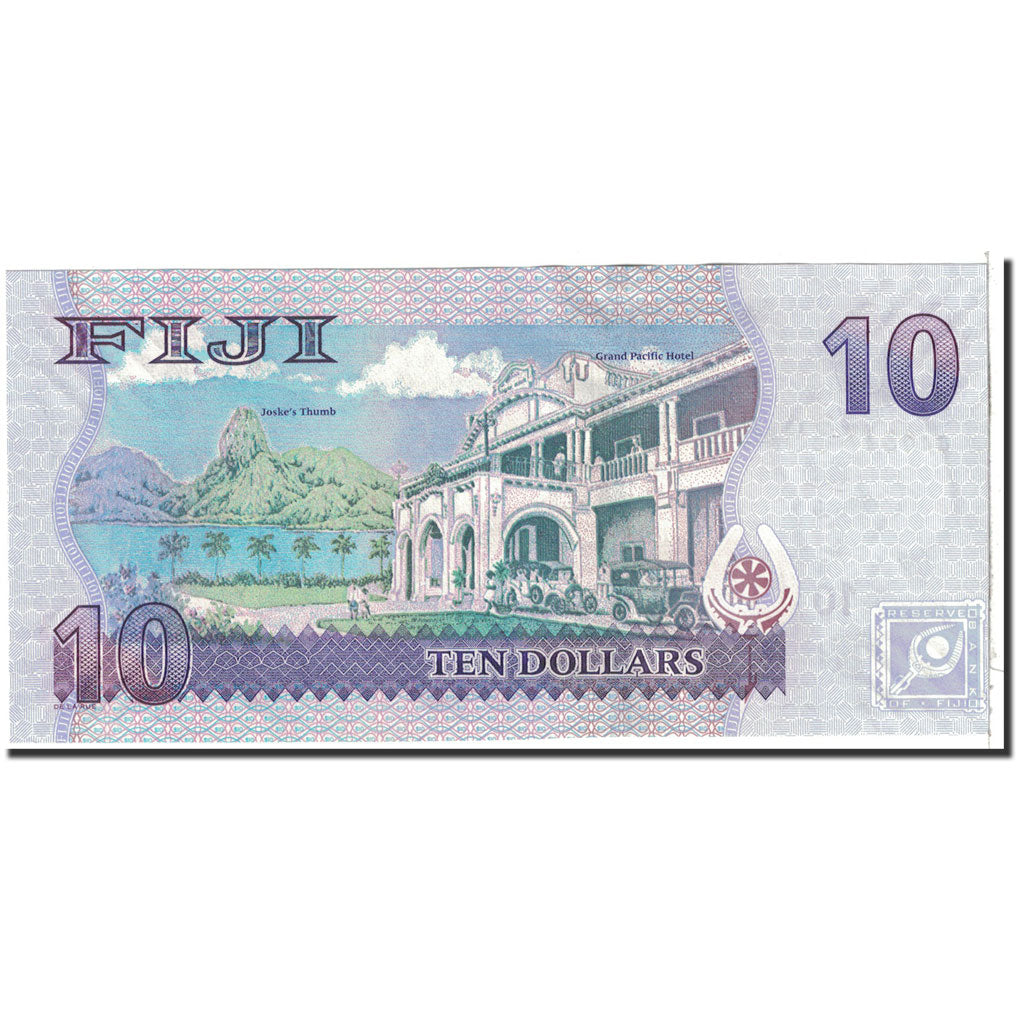 Banknote, Fiji, 10 Dollars, 2007, Undated, KM:111a, UNC(65-70)