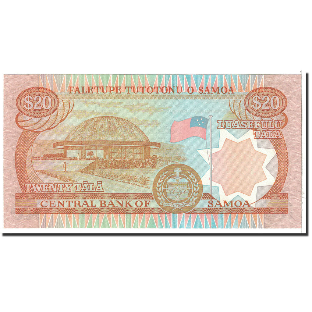 Banknote, Western Samoa, 20 Tala, 2002, Undated, KM:35a, UNC(65-70)