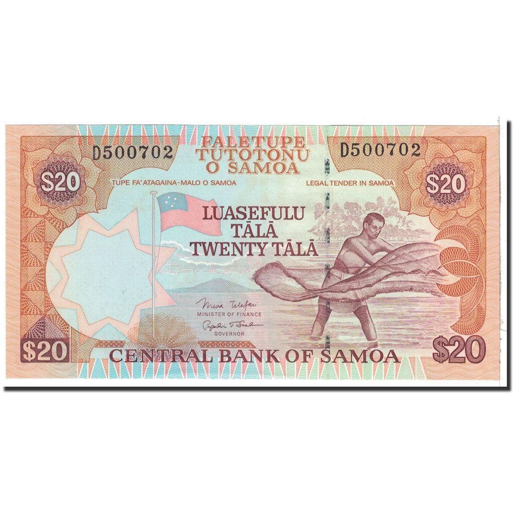 Samoa Occidental, 20 Tala, 2002, KM:35b, UNC