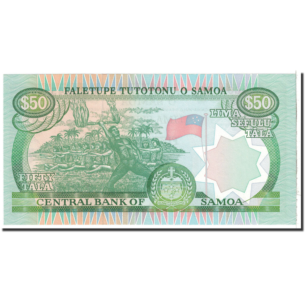 Banknote, Western Samoa, 50 Tala, 1990, Undated, KM:29, UNC(65-70)