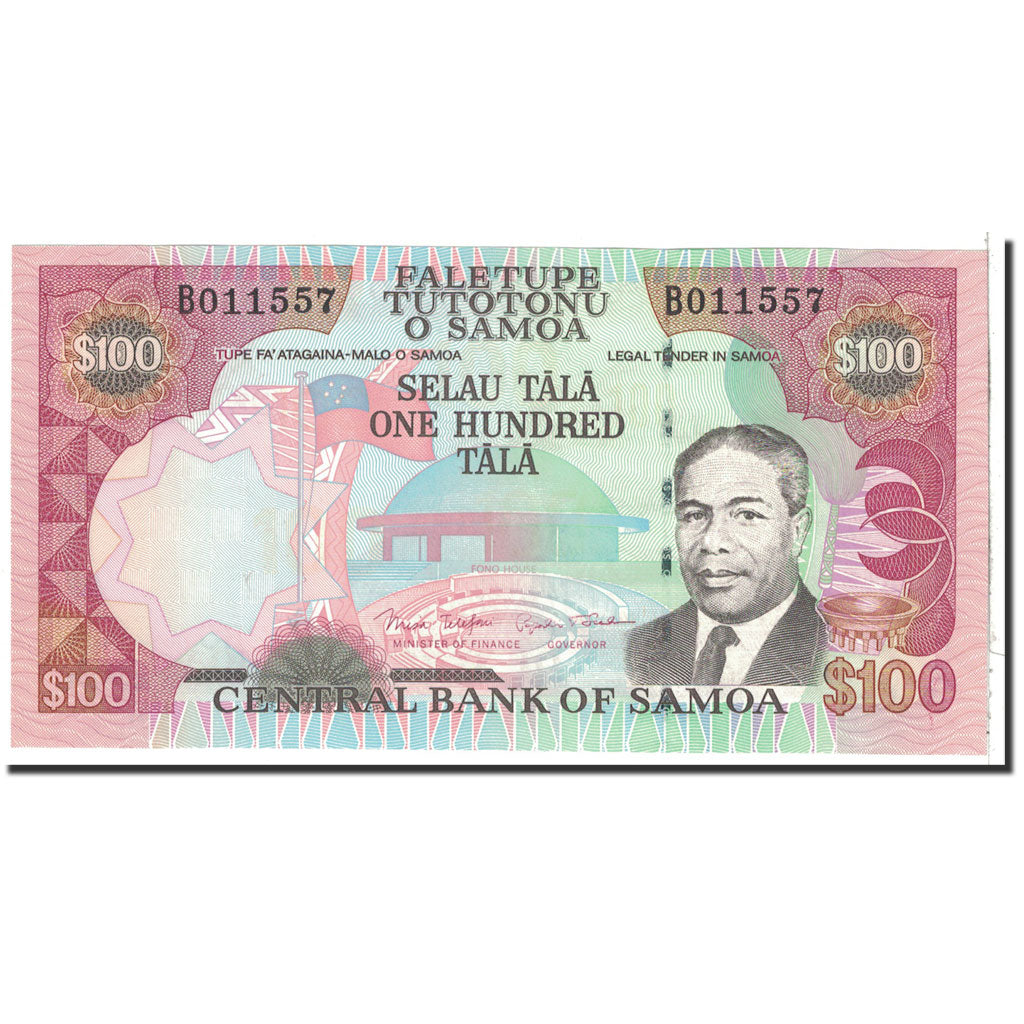 Billet, Samoa occidentales, 100 Tala, 2006, Undated, KM:37, NEUF