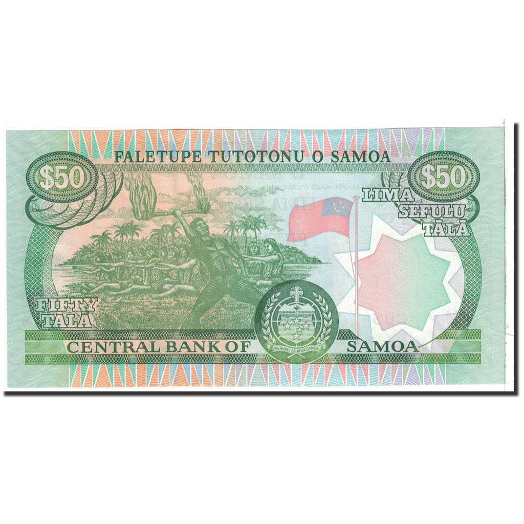 Banknote, Western Samoa, 50 Tala, 2006, Undated, KM:36, UNC(65-70)
