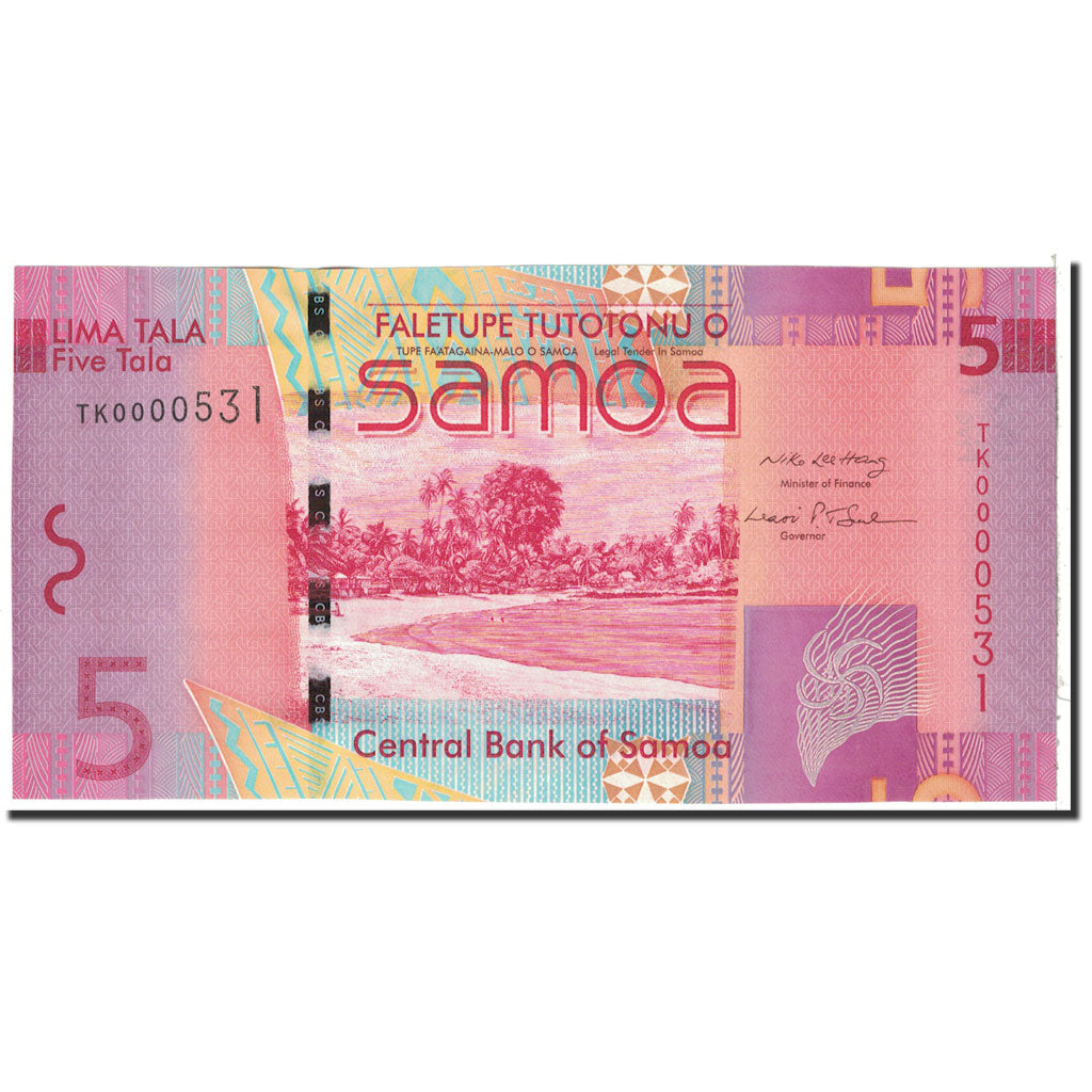 Western Samoa, 5 Tala, 2008, KM:38a, UNC(65-70)