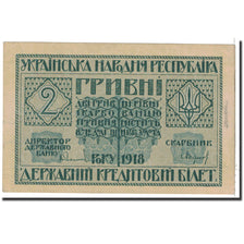 Ukraine, 2 Hryven, 1918, KM:20a, UNC(63)