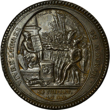 Moneta, Francja, 5 Sols, 1792, Birmingham, EF(40-45), Bronze, Brandon:223B