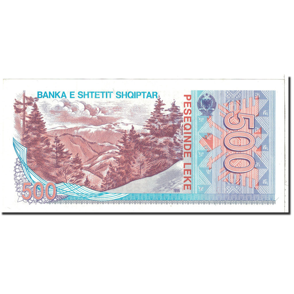 Albania, 500 Lekë, 1996, KM:48b, UNC(65-70)