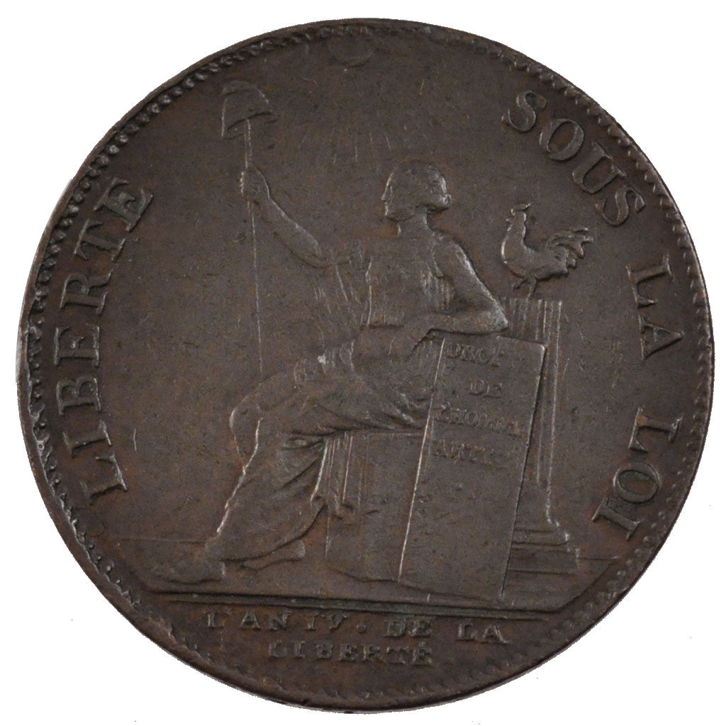 Constitution, 2 Sols de Monneron