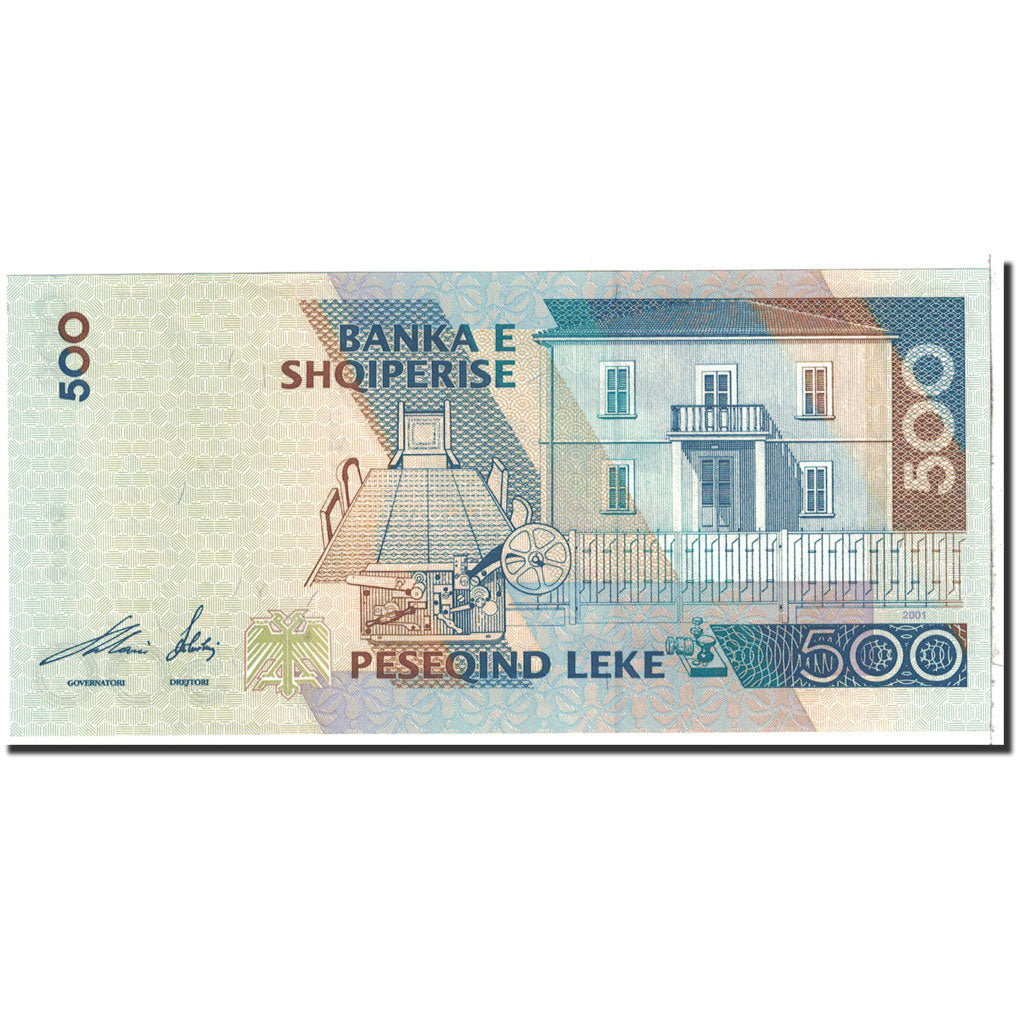 Banknote, Albania, 500 Lekë, 2001, Undated, KM:68, UNC(65-70)