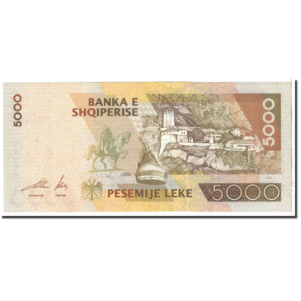 Banknote, Albania, 5000 Lekë, 2001, Undated, KM:70, UNC(65-70)