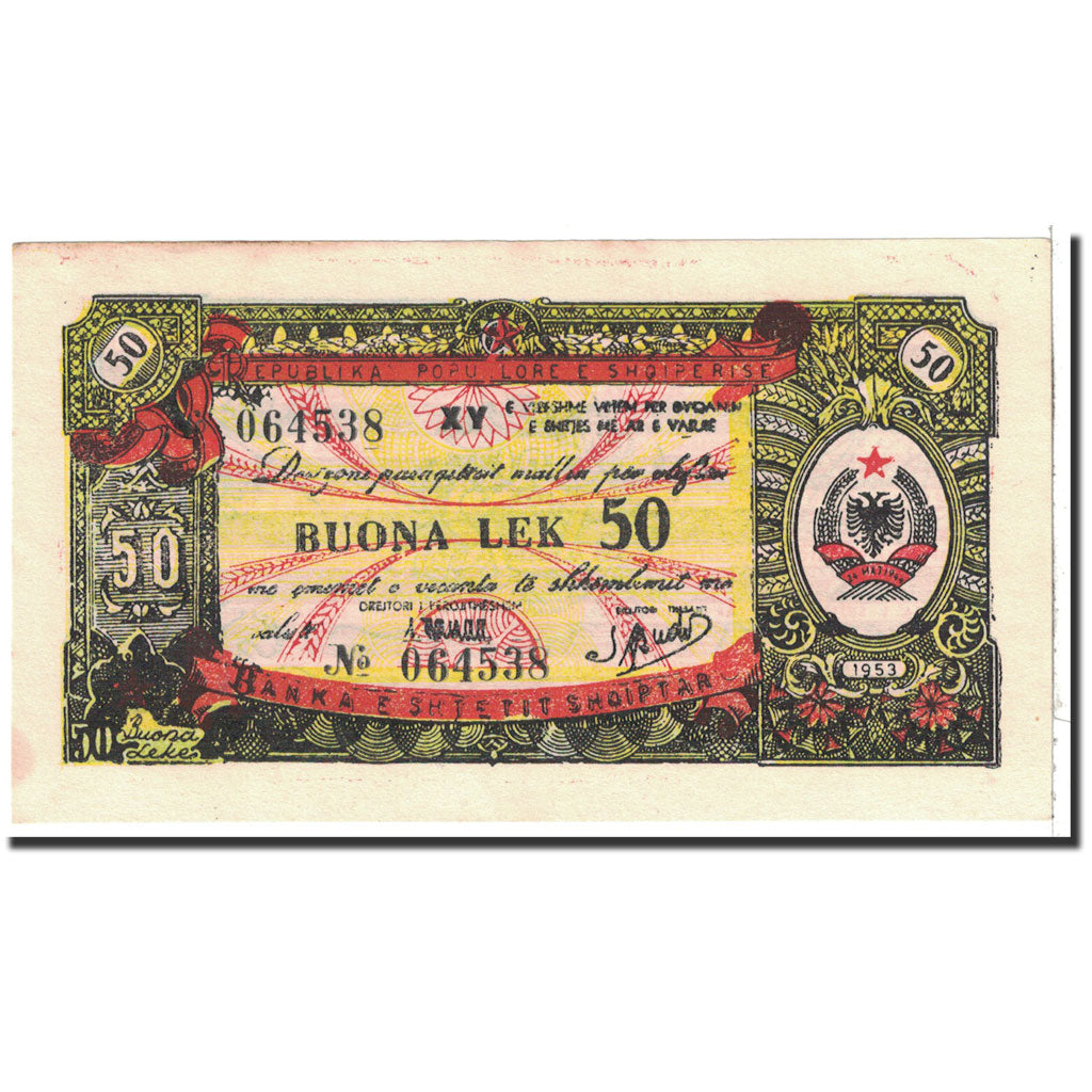 Albania, 50 Lek, 1953, KM:FX7, UNC(64)