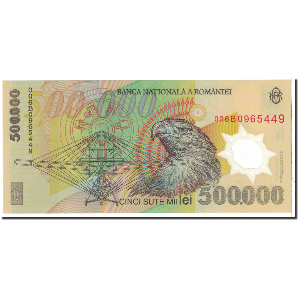 Romania, 500,000 Lei, 2000, KM:115a, UNC(65-70)