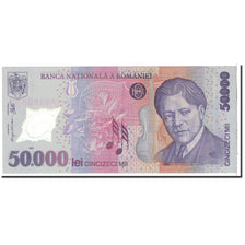 Rumanía, 50,000 Lei, 2001, KM:113a, UNC