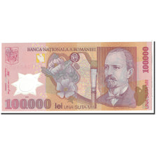 Biljet, Roemenië, 100,000 Lei, 2001, Undated, KM:114a, NIEUW