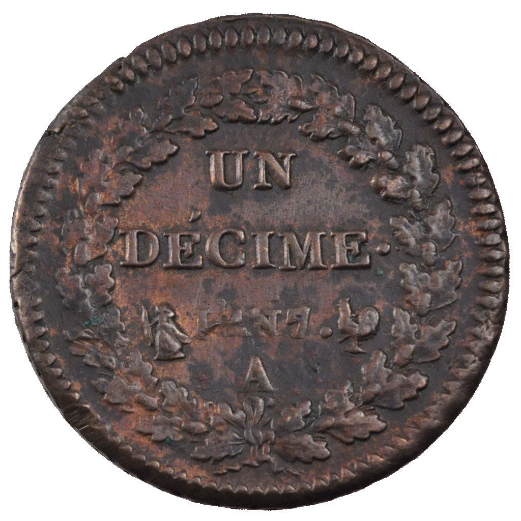 Directoire, 1 Décime Dupré