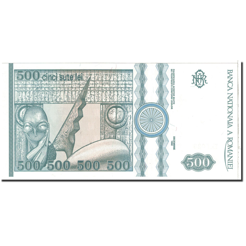 Banknote, Romania, 500 Lei, 1992, Undated, KM:101b, UNC(65-70)