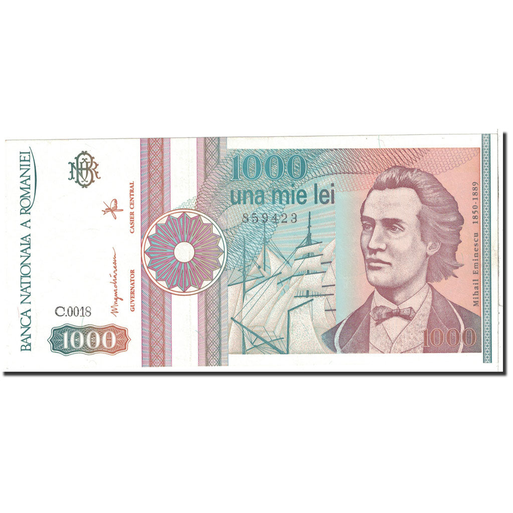 Romania, 1000 Lei, 1991, 09-1991, KM:101Aa, UNC(65-70)