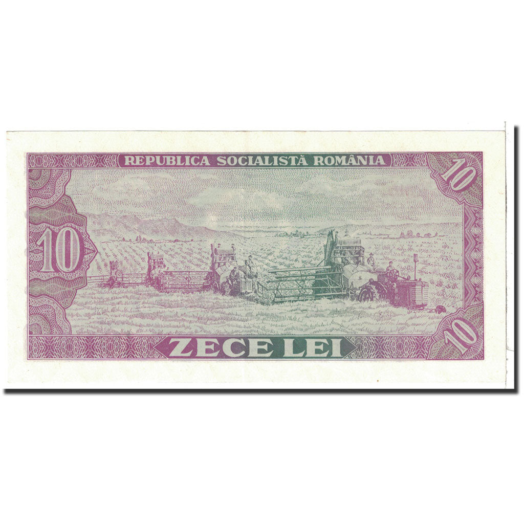 Banknote, Romania, 10 Lei, 1966, Undated, KM:94a, UNC(64)