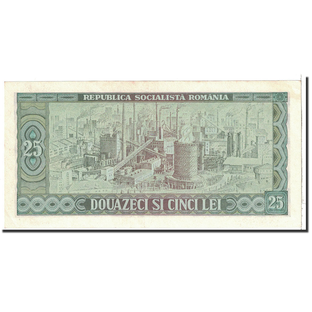 Roumanie, 25 Lei, 1966, KM:95a, SPL+