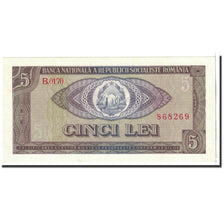 Romania, 5 Lei, 1966, KM:93a, UNC(65-70)