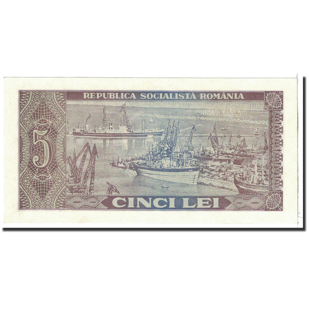 Romania, 5 Lei, 1966, KM:93a, UNC(65-70)