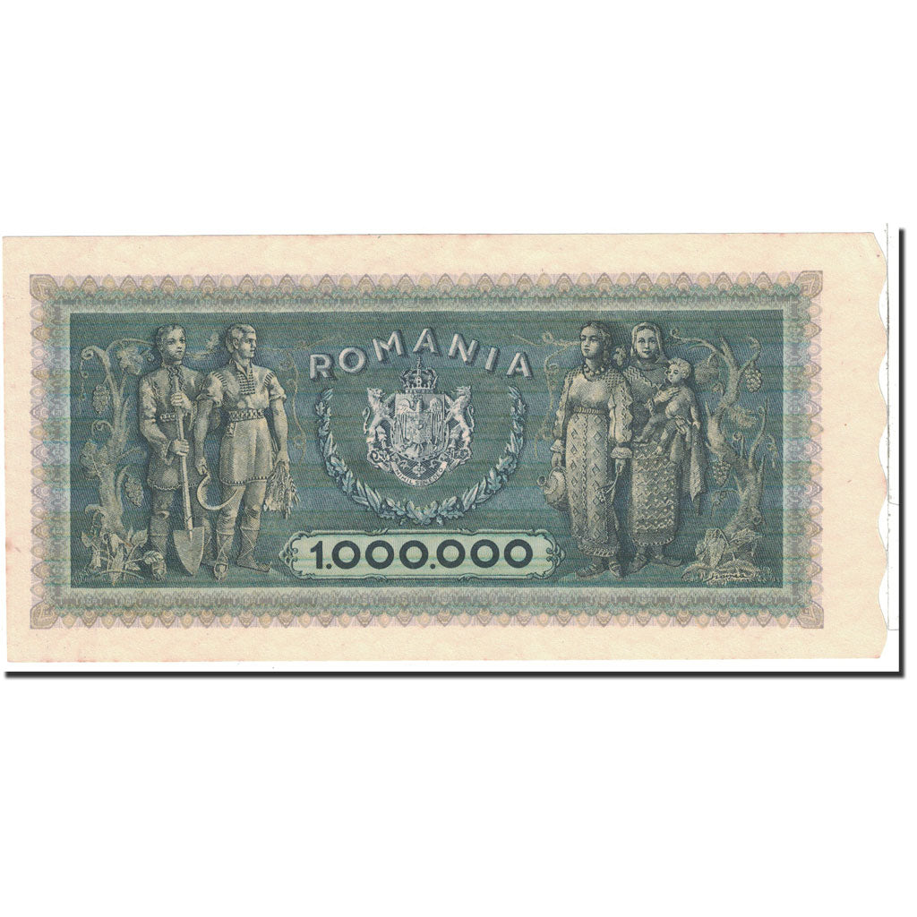 Banknote, Romania, 1,000,000 Lei, 1947, 1947-04-16, KM:60a, UNC(65-70)