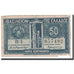 Billete, 50 Lepta, 1920, Grecia, KM:303a, Undated, MBC