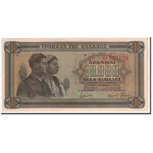 Greece, 10,000 Drachmai, 1942, 1942-12-29, KM:120b, UNC(65-70)
