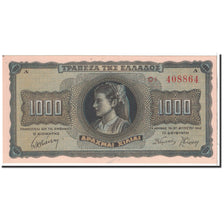Banknote, Greece, 1000 Drachmai, 1942, 1942-08-21, KM:118a, UNC(65-70)