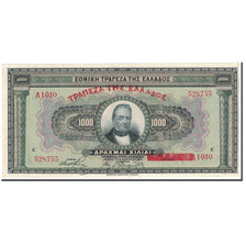 Grecia, 1000 Drachmai, 1926, KM:100b, 1926-11-04, SPL