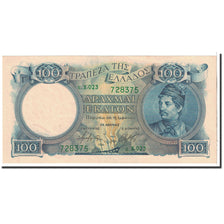 Banconote, Grecia, 100 Drachmai, 1944, KM:170a, Undated, SPL+