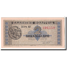 Banknote, Greece, 2 Drachmai, 1941, 1941-06-18, KM:318, UNC(64)