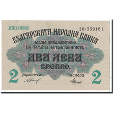 Bulgaria, 2 Leva Srebro, 1916, KM:15b, AU(55-58)
