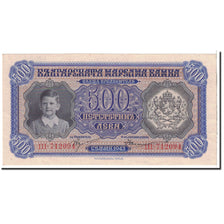 Billet, Bulgarie, 500 Leva, 1943, Undated, KM:66a, SPL+