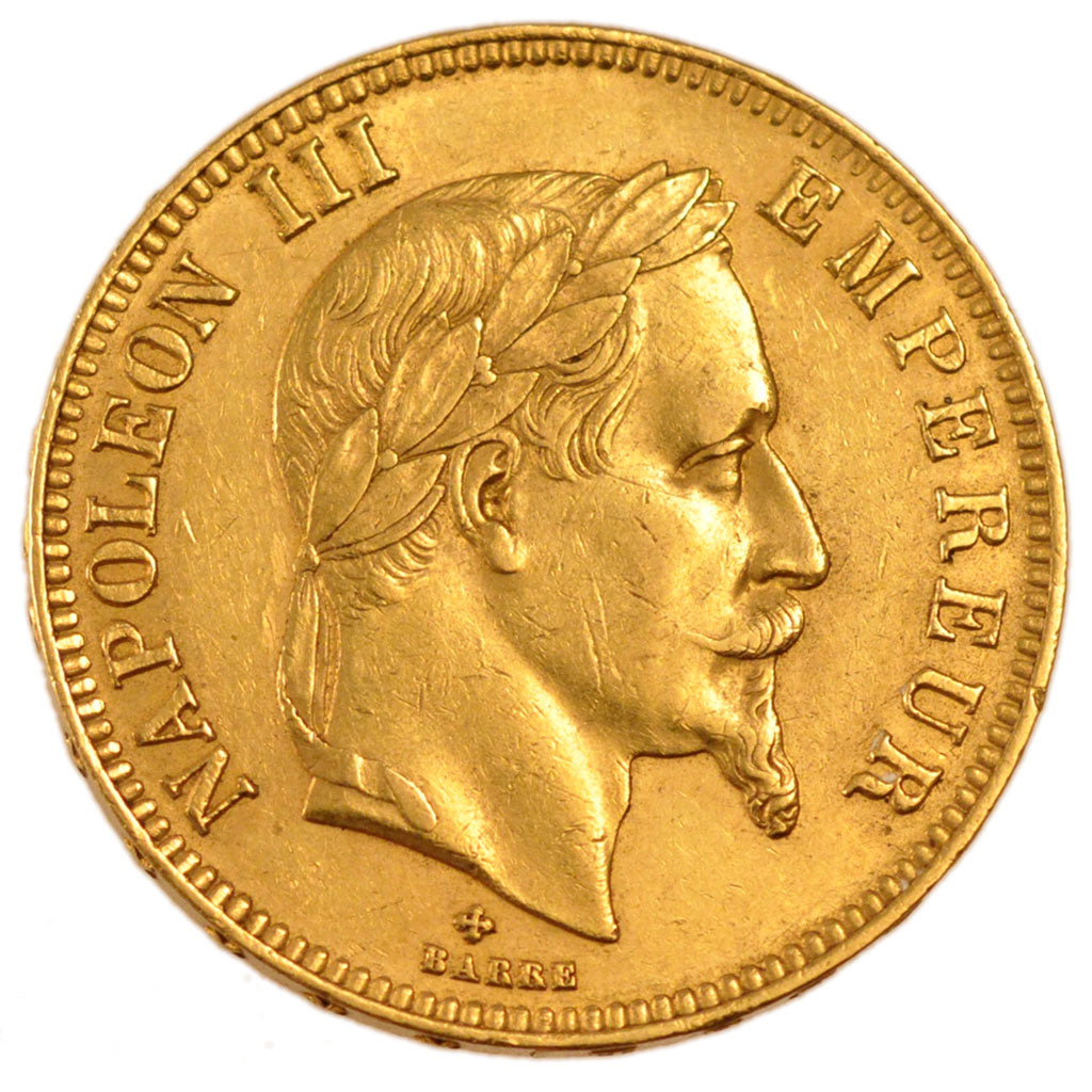 FRANCE, Napoléon III, 100 Francs, 1862, Strasbourg, AU(55-58), Gold, Gadoury #..