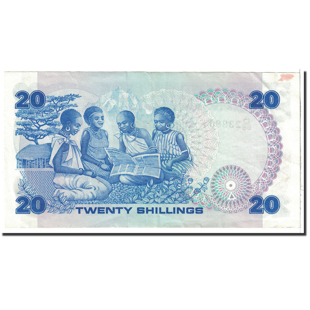 Banknote, Kenya, 20 Shillings, 1984, 1984-07-01, KM:21c, AU(50-53)