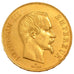 FRANCE, Napoléon III, 100 Francs, 1858, Paris, KM #786.1, AU(55-58), Gold, G...