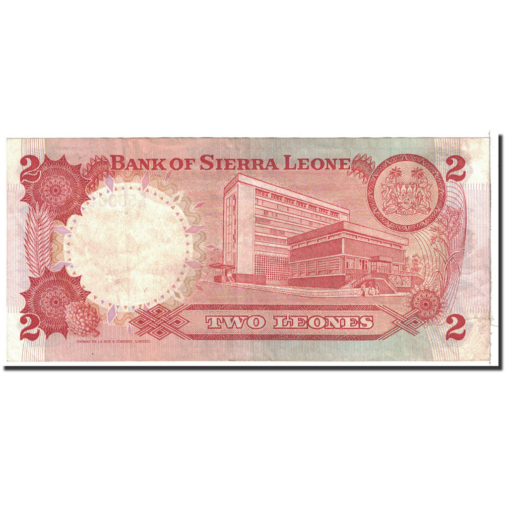 Sierra Leone, 2 Leones, 1983, 1983-07-01, KM:6f, EF(40-45)