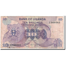 Uganda, 10 Shillings, 1982, KM:16, MB