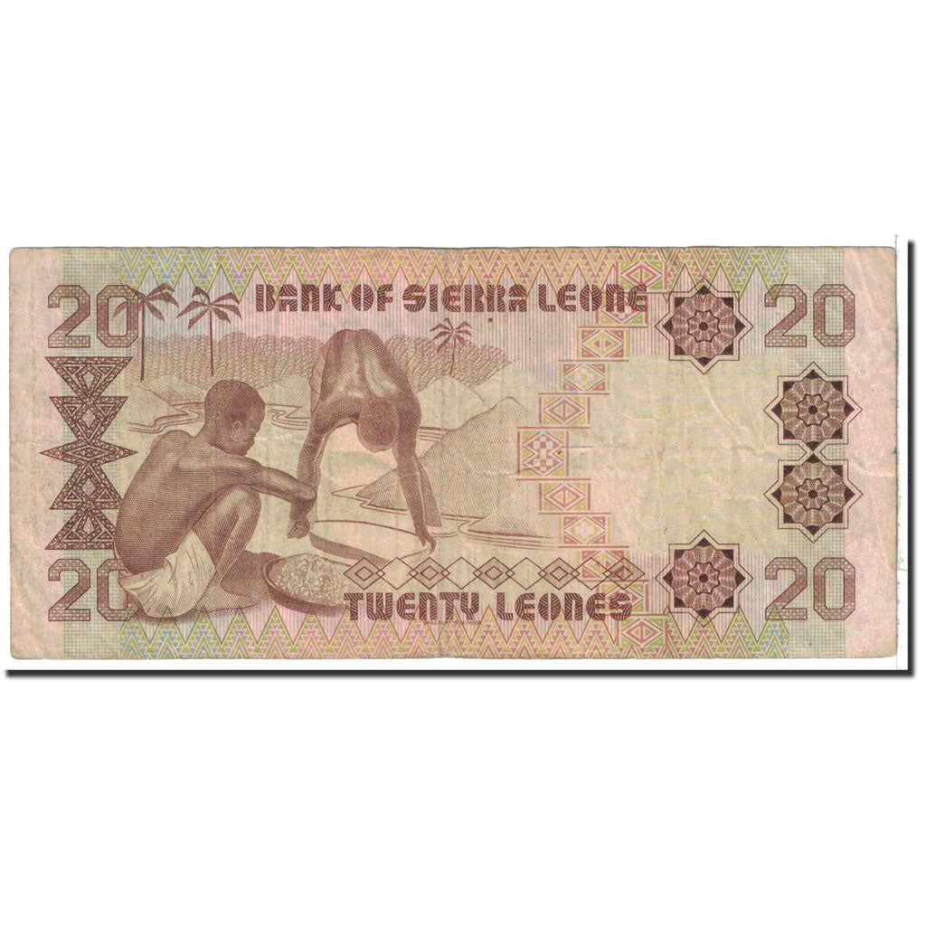 Sierra Leone, 20 Leones, 1982, 1982-08-24, KM:14A, EF(40-45)