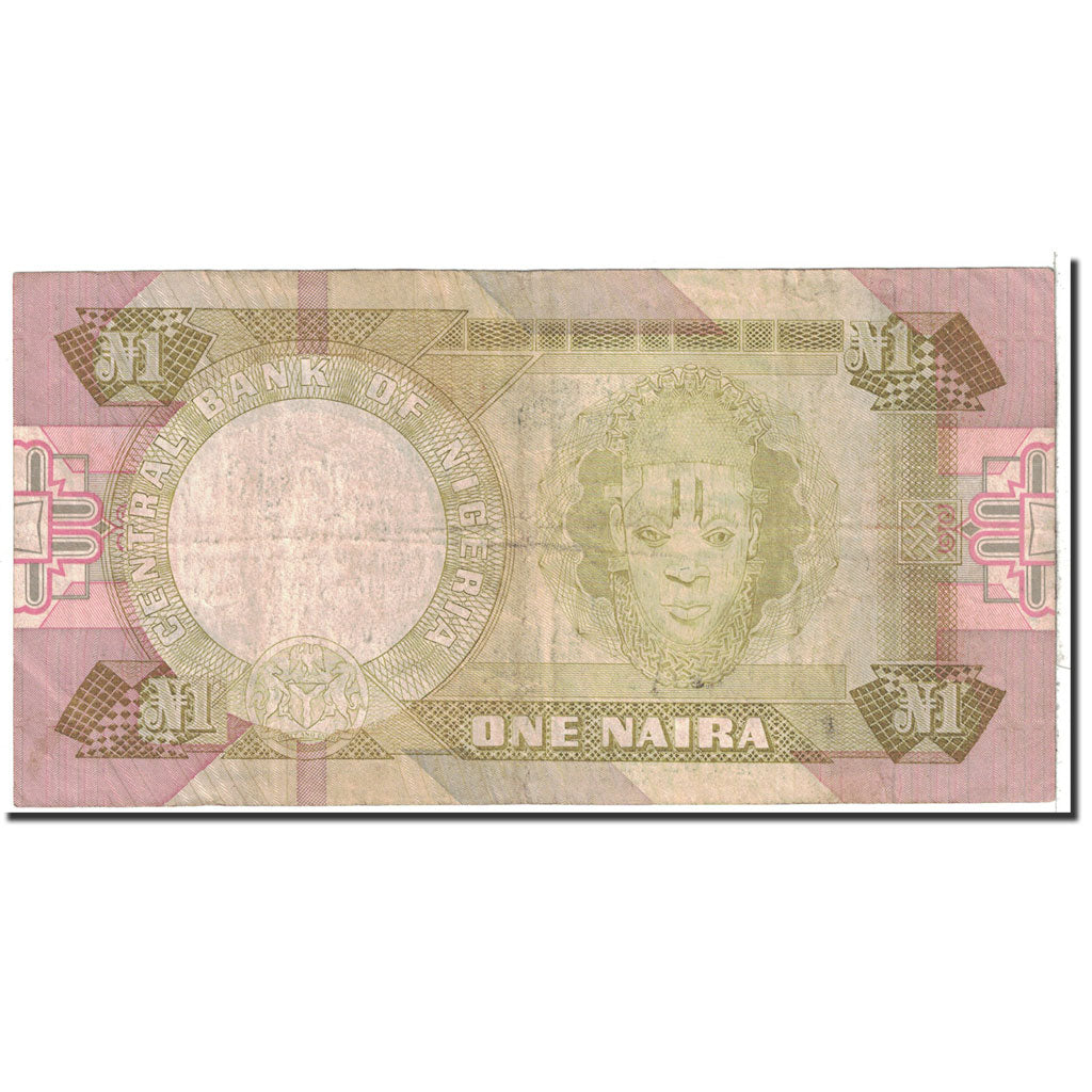 Banknote, Nigeria, 1 Naira, 1984, Undated, KM:23a, EF(40-45)