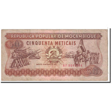 Billet, Mozambique, 50 Meticais, 1983, 1983-06-16, KM:129a, TB