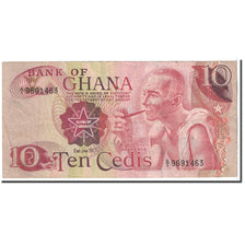 Biljet, Ghana, 10 Cedis, 1977, 1977-01-02, KM:16e, TB