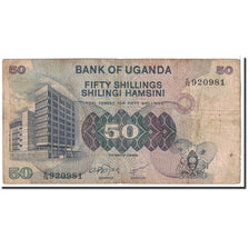 Banknote, Uganda, 50 Shillings, 1973, Undated, KM:8a, VF(20-25)