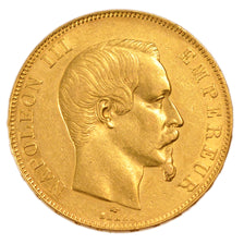Francia, Napoleon III, Napoléon III, 50 Francs, 1857, Paris, BB+, Oro, Gadou...