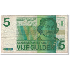 Netherlands, 5 Gulden, 1973, KM:95a, 1973-03-28, VF(20-25)