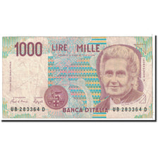 Banknote, Italy, 1000 Lire, 1990, Undated, KM:114a, VF(30-35)