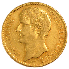 FRANCE, Napoléon I, 40 Francs, 1803, Paris, KM #652, AU(50-53), Gold, Gadoury #.