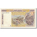Geldschein, West African States, 1000 Francs, 1991, Undated, KM:711Ka, VZ