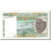 Banknote, West African States, 500 Francs, 1991, Undated, KM:710Ka, AU(50-53)