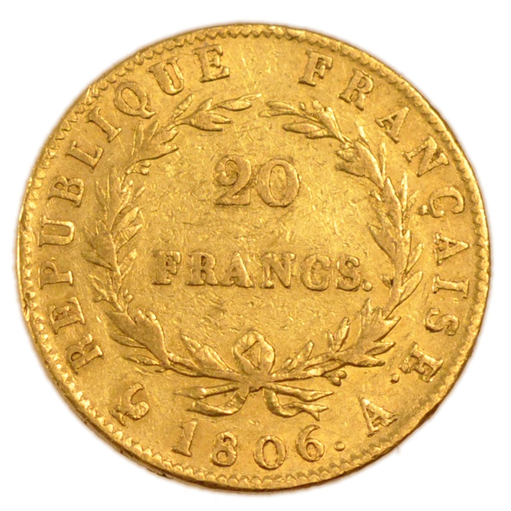Napoléon Ier, 20 Francs or